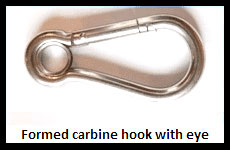 formed carbine hook eye